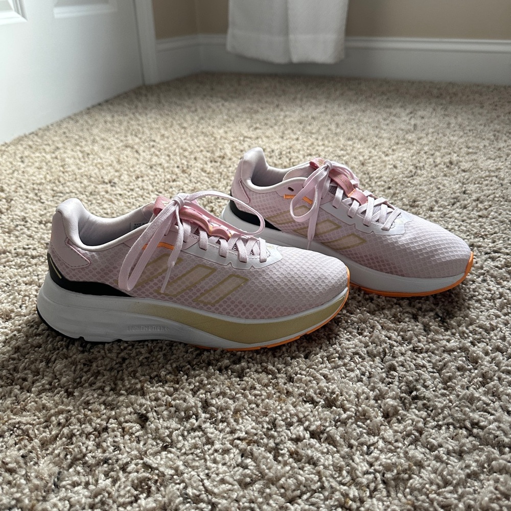 Adidas Light Pink Running Sneakers Women’s Size 6.5 Preowned